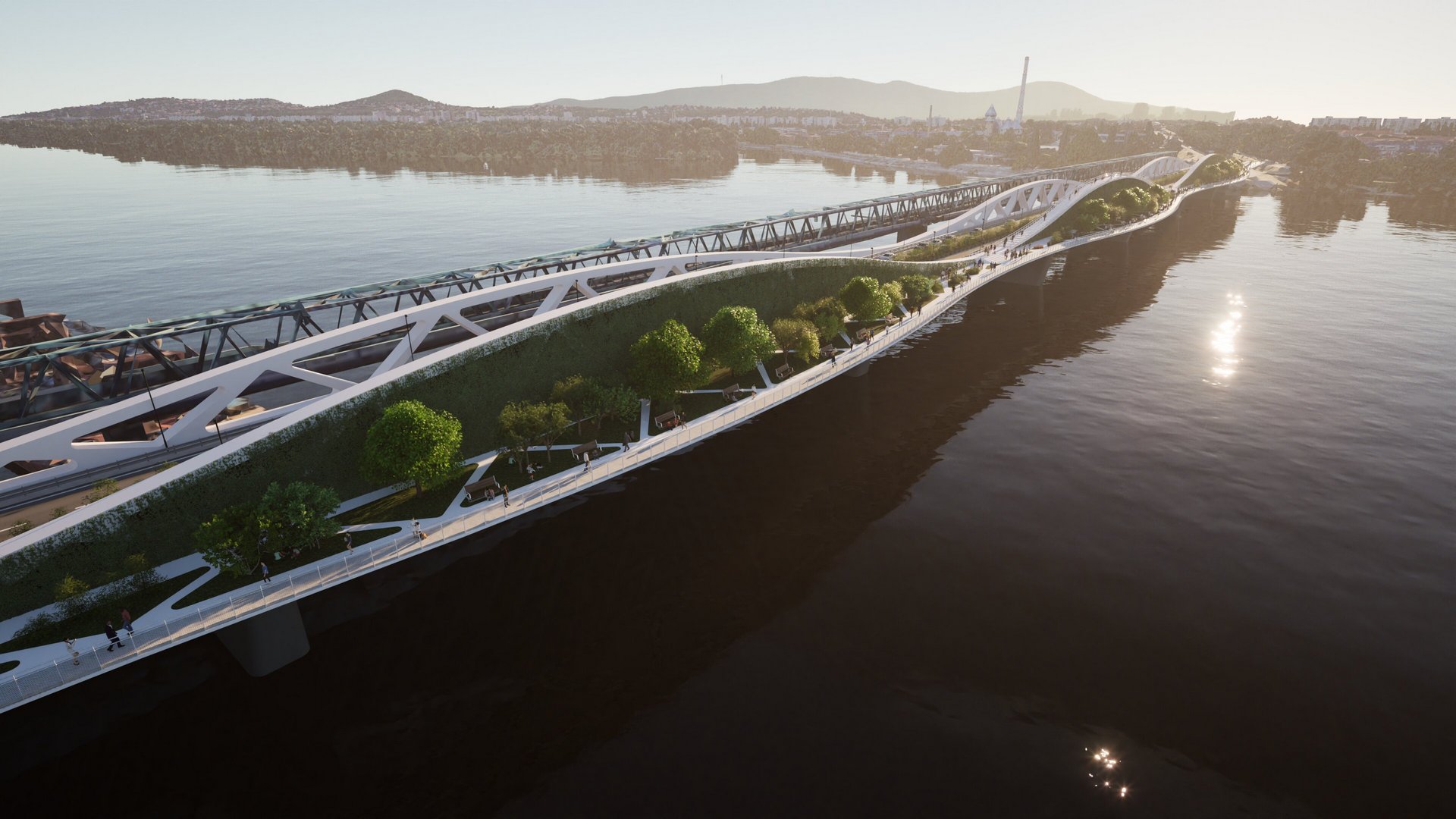 Cameleon Bridge - Aquincum Bridge
